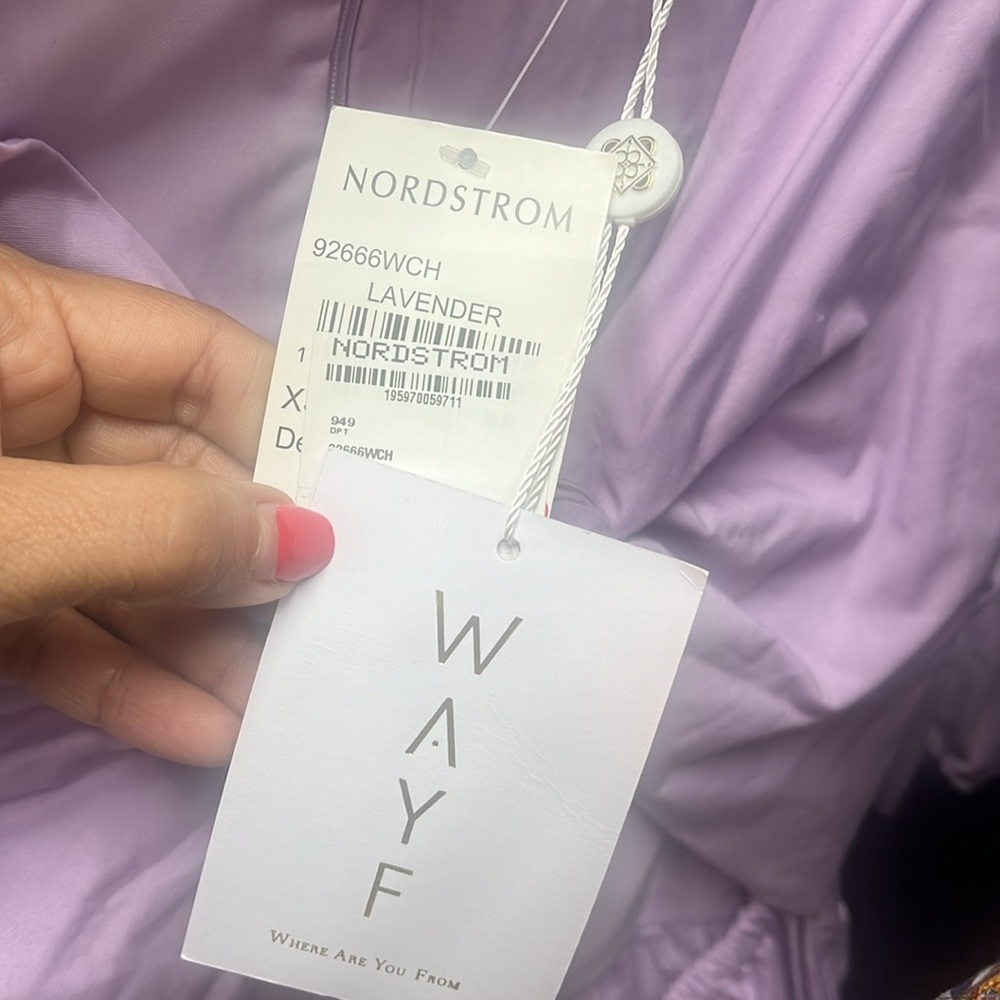 COPY - WAYF CUTOUT LAVENDER TWIST MIDI. NWT - Picture 4 of 4